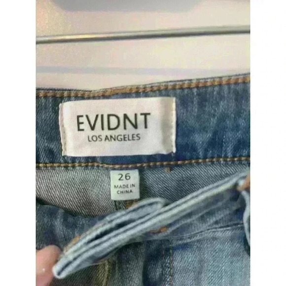 NWT Women's EVIDNT Verona Skinny Ankle Distressed Jeans Size 26 By Anthropologie - Picture 3 of 6